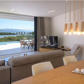 3 bedroom villa with pool & sea view, near Acharavi, sleeps 6